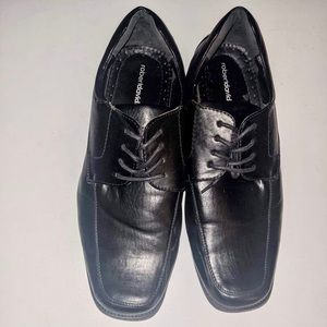 Mens Robert Davis Black Dress Shoes